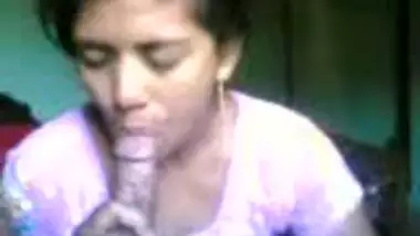 Bangladeshi village bhabhi sucking her lovers dick on cam