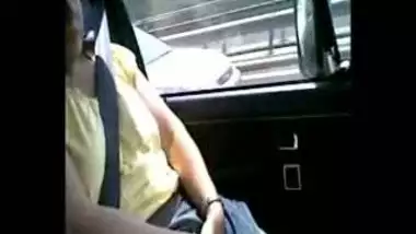 Sexy mausi fingering in car  highlight of Indian porn