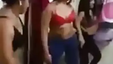 Andhra hostel girl group Dance with hot dress