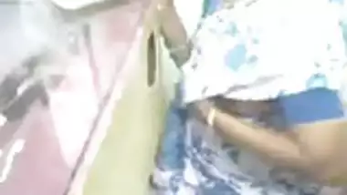 tamil aunty boobs pressed by shop owner
