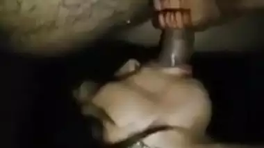Newly married submissive Indian wife sucking like a pornstar