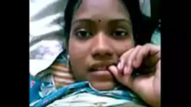 Young Indian prostitute lying nude for her old client