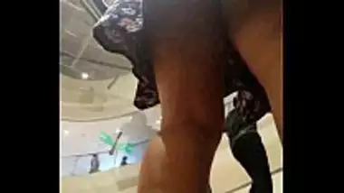 Sexy upskirt of a desi girl in Orion Mall