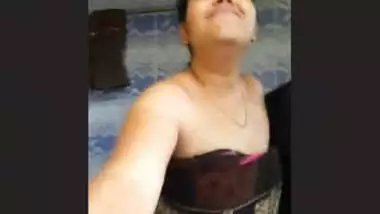 Big boobs Bhabhi bathing recorded by hubby