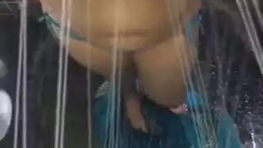 Naughty bhabhi seducing her husband with a naughty shower