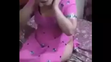 Sexy Punjabi Aunty Wearing Clothes After Fuck