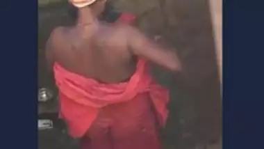 Desi village bhabi bathing and changing caught by hidden cam