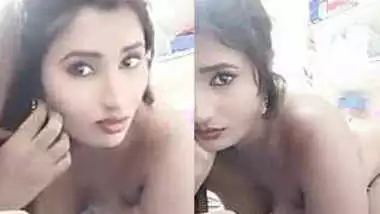 Chubby Desi gal simulates sex by rubbing XXX pussy against pillow