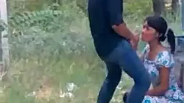 Hidden cam records a young couple enjoying oral sex behind their house