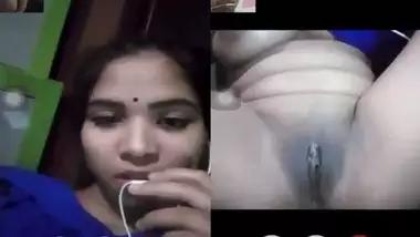 Beautiful village girl showing and fingering