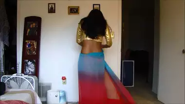 North Indian Bhabhi In Sari - Movies.