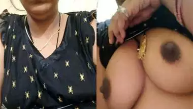 Naughty Dehati wife showing her big boobs on cam
