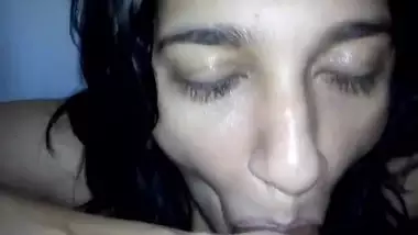 indian wife homemade blowjob