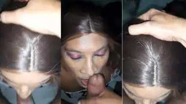 A horny playa gets a thugged-out desi blowjob from a transgender