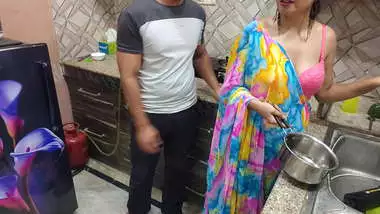 Indian Desi Bhabhi Fucked Hard by Her Devar First Time in kitchen