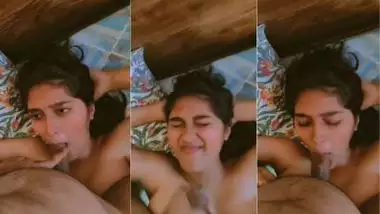 Lover fucks GF?s mouth and cums on her face in Hindi bf