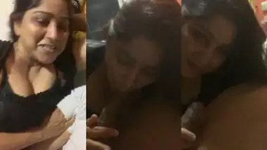 Lady gets excited when she sucks her lover?s dick